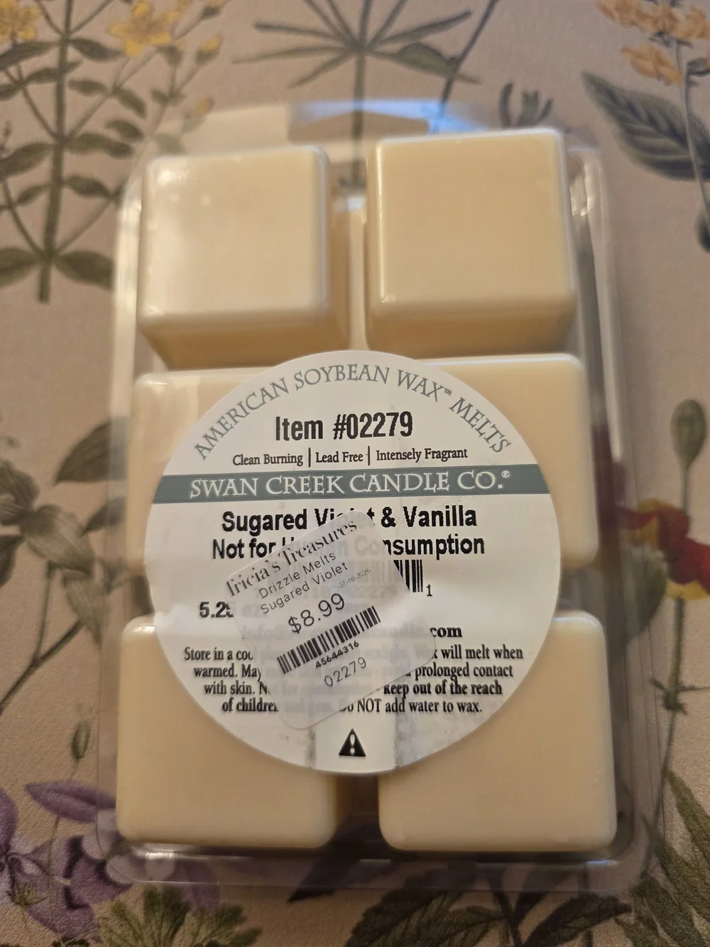 Herbal Melts - Sugared Violet & Vanilla (Cream)